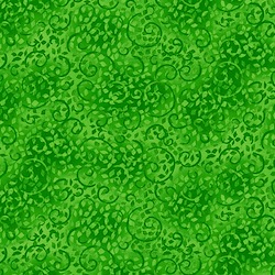 Bright Green - Leafy Scroll